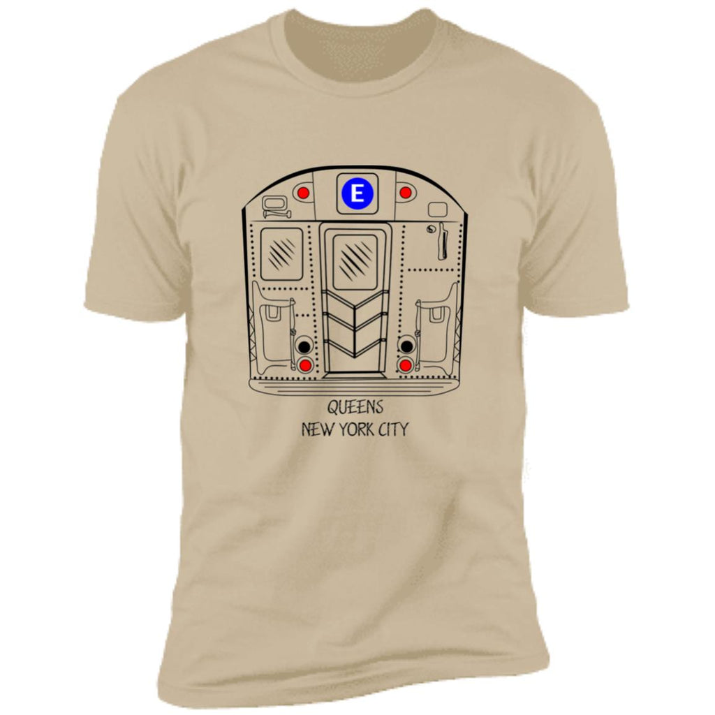 Queens New york City E-Train Premium Short Sleeve T-Shirt